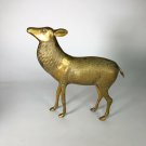 Vintage Large solid brass buck  11” x 11”