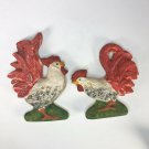 Vintage Chalkeare Roosters - Set Of 2