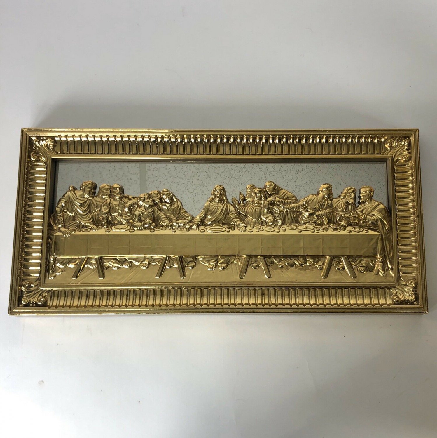 Vintage Last Supper Mirror  21&acirc;�� x 10&acirc;��