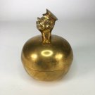 rare Vintage Brass trinket box sailor head