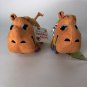 Rhino Dream Pet reproduction plush 6â x 4â Set Of 2
