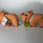 Rhino Dream Pet reproduction plush 6â x 4â Set Of 2