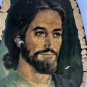 Vintage Folk Art Jesus Artwork 8.5â X 5â