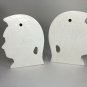 Mid-Century Roman Soldier Ceramic Bookends  7&acirc;�� x 5&acirc;�� each