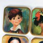 Vintage Win-el-ware Coasters Made In England