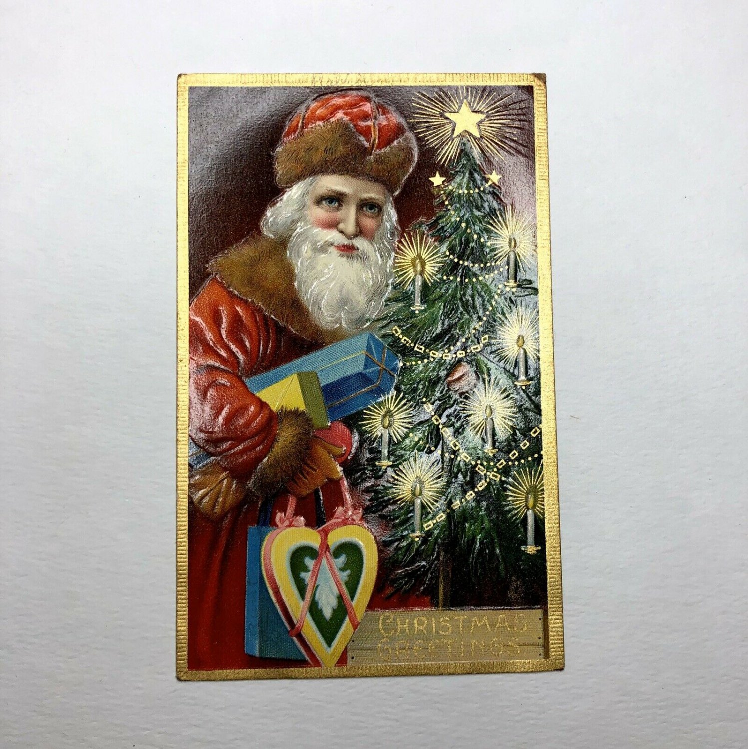 Early 1900s Christmas Postcard 5&acirc;�� x 3.5&acirc;��