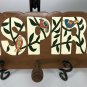 Vintage INSPIRE Wooden coatrack Made in El Salvador 12â x 5â