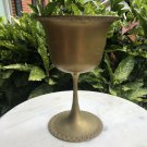 Antique Brass Communion Chalice  6.5” tall
