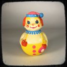 1972 Clown Wobble Rattle The First Years Vintage Toy