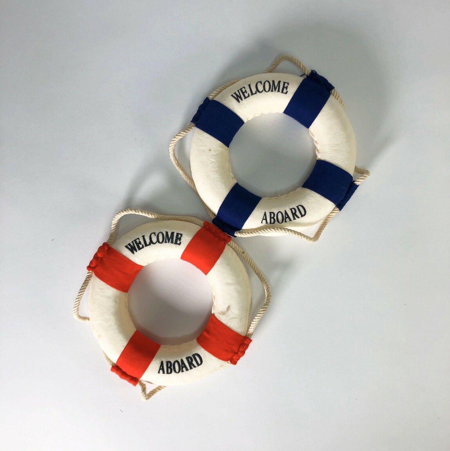 2 vintage decorative life savers  6&acirc;�� in diameter each