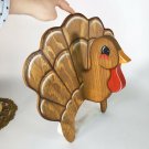 Adorable wooden turkey mailbox decor  15” x 15”