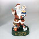 Vintage USA Santa Ceramic Statue 9” tall