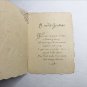 Early 1900s Folded Christmas Card  5&acirc;�� x 3.5&acirc;�� folded