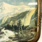Antique Nature Art Print in Original Frame  17.5&acirc;�� x 14&acirc;��