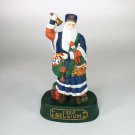 Vintage Belgium Santa Ceramic Statue 9” tall