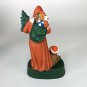 Vintage Romania Santa Ceramic Statue 9â tall