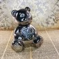 Vintage Lenox Sterling Silver Bear Bank with Locket