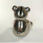 Vintage Lenox Sterling Silver Bear Bank with Locket