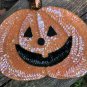 1989 Large sequined pumpkin appliqu&Atilde;&copy;  8&acirc;�� x 7.5&acirc;��