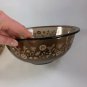 Vintage pyrex amber glass mixing bowls set of 2  Larger bowl measures 11&acirc;�� x 4&acirc;��