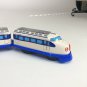 Vintage Tin Wind-Up Train Passenger 3 Cars Made in Japan 12&acirc;�� Long