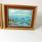 Pair of ocean paintings  Signed by the artist  8&acirc;�� x 6&acirc;�� each