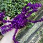 Vintage Halloween Purple Tinsel Spider About 8â X 6â