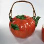 Mid-Century Tomato Tea Set Made In Japan