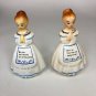 Vintage Prayer Mother Shakers Plastic 4.5â tall