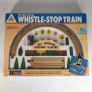 1991 Whistle Stop Wooden Train Set Complete
