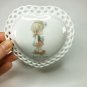 1985 Precious Moments September Heart Shaped Trinket Covered Dish
