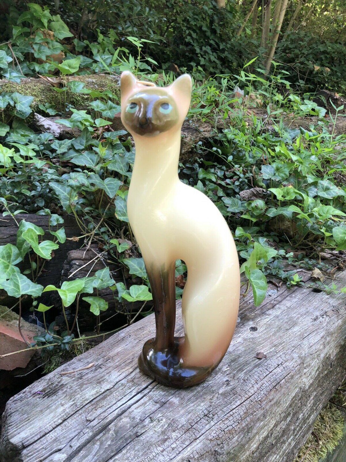 Mid-Century Unused Cat Candle 13&acirc;�� tall