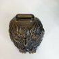 Vintage Amber Glass Wise Owl Bank 6&acirc;�� x 5&acirc;��