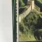 Vintage Chinese Great Wall Puffy Fabric Print Framed w/o glass  22&acirc;�� x 16.5&acirc;��