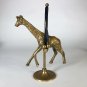 Vintage Brass Giraffe Carousel Figurine 8.5&acirc;�� Tall