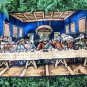 Vintage The Last Supper Velvet Wall Tapestry Table Runner Made in Italy 38 x 19