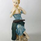 Vintage Japanese made ARCO lady ceramic figure  8” tall