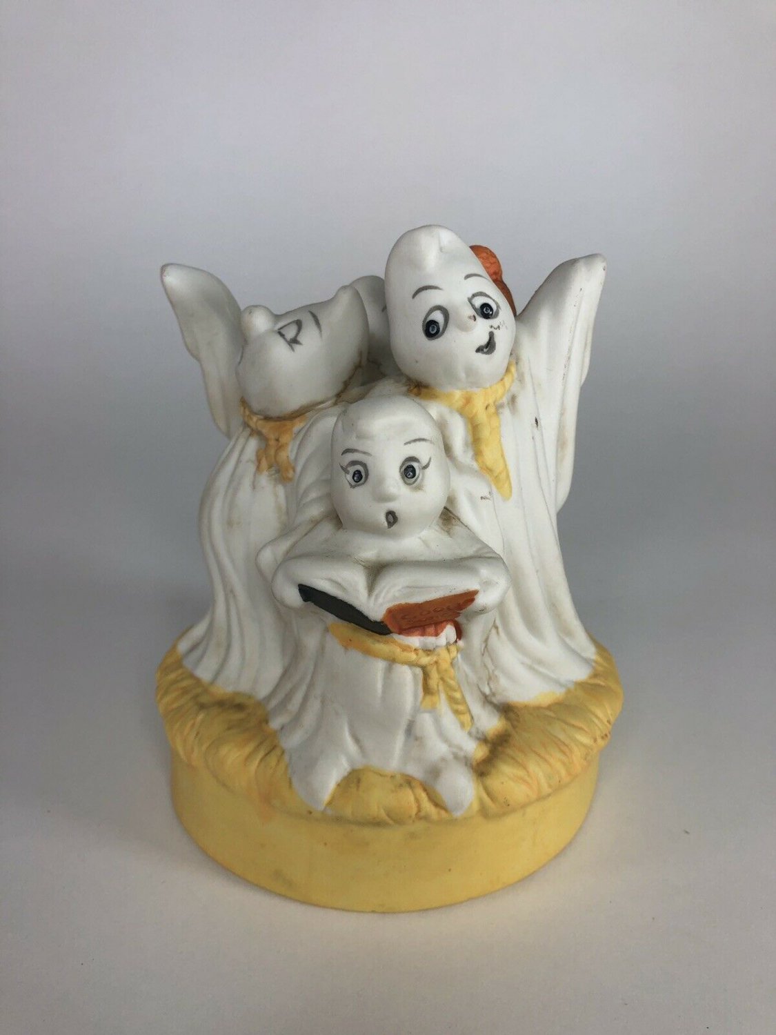Vintage Halloween Ghost Music Box 5.5&acirc;�� Tall