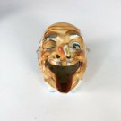 Vintage Winking Man with Bee on Nose ashtray  4” x 3.5” x 3.5”