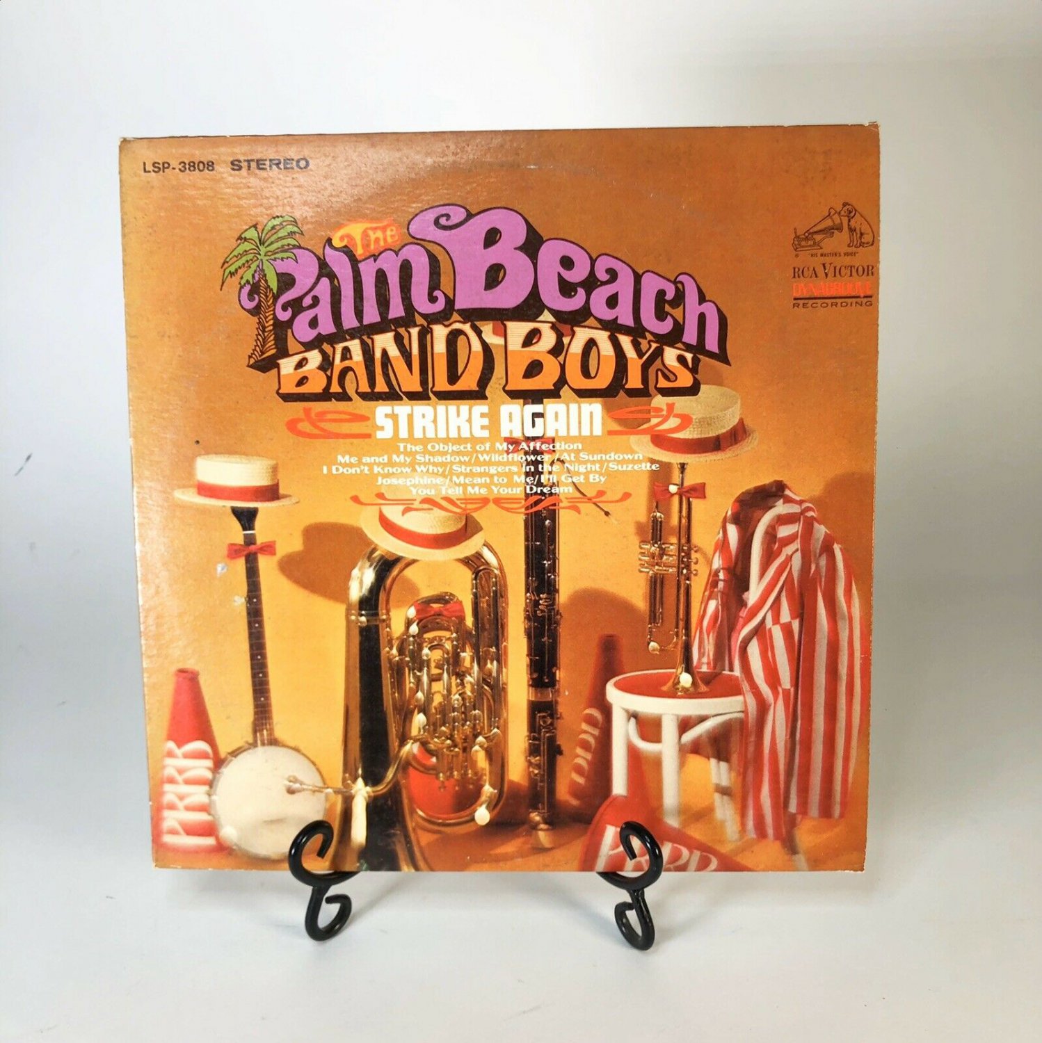 Palm Beach Band Boys Strike Again vinyl LP 1967 RCA Victor Mono LPM