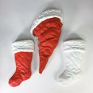 1988 Dept 56 Ceramic Wall Pockets - Set of 3  Stockings 8” long  Hat 11” long