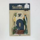 Southwest Switchplate Cover Hand painted 90s Deadstock New In Packaging