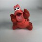 The Little Mermaid Rubber Toys Set Of 4 Ariel, Flounder, Sebastian, Ursula