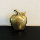 Vintage Brass Apple Clip 3.5"