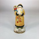 Vintage Hungary Santa Ceramic Figurine 5” tall