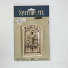 Nautical Ship Switch plate Cover Hand painted 90s Deadstock New In Packaging