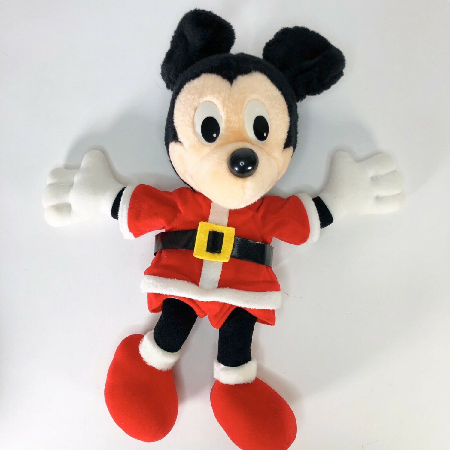 1982 Mickey Mouse Santa Plush 17&acirc;�� Tall Disney Christmas