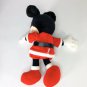 1982 Mickey Mouse Santa Plush 17&acirc;�� Tall Disney Christmas