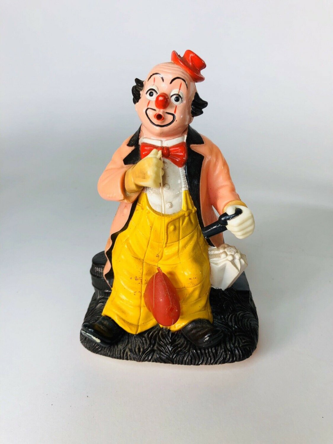 Vintage Plastic Clown Figurine  7&acirc;�� tall
