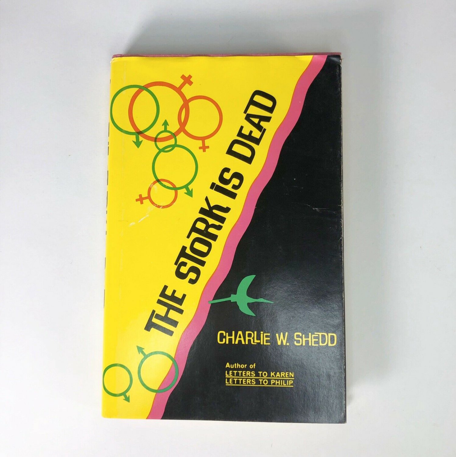 SIGNED The Stork Is Dead Charlie Shedd, HC, DJ, 1968, VG, Sex Ed Nice!!